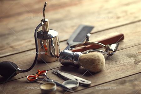 تصویر با کیفیت لوازم آرایشی رو چوب